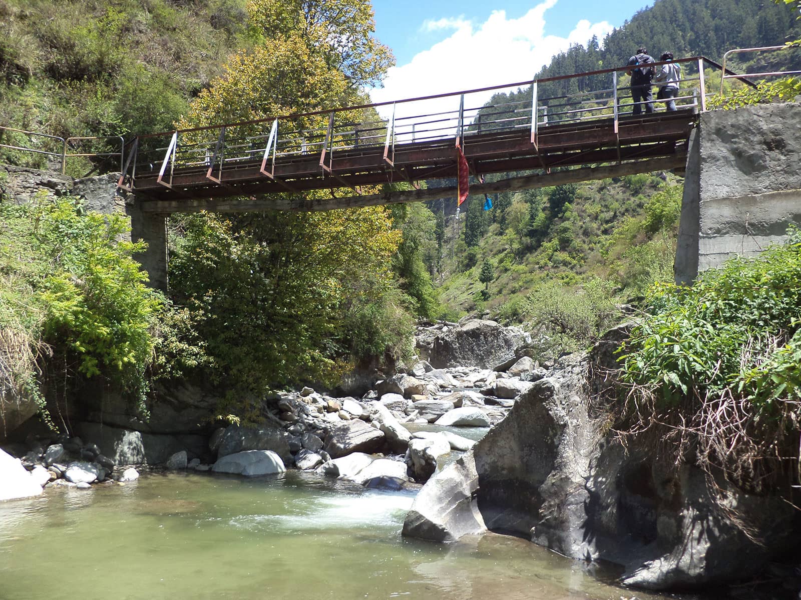 Bridge over the Malana nallah