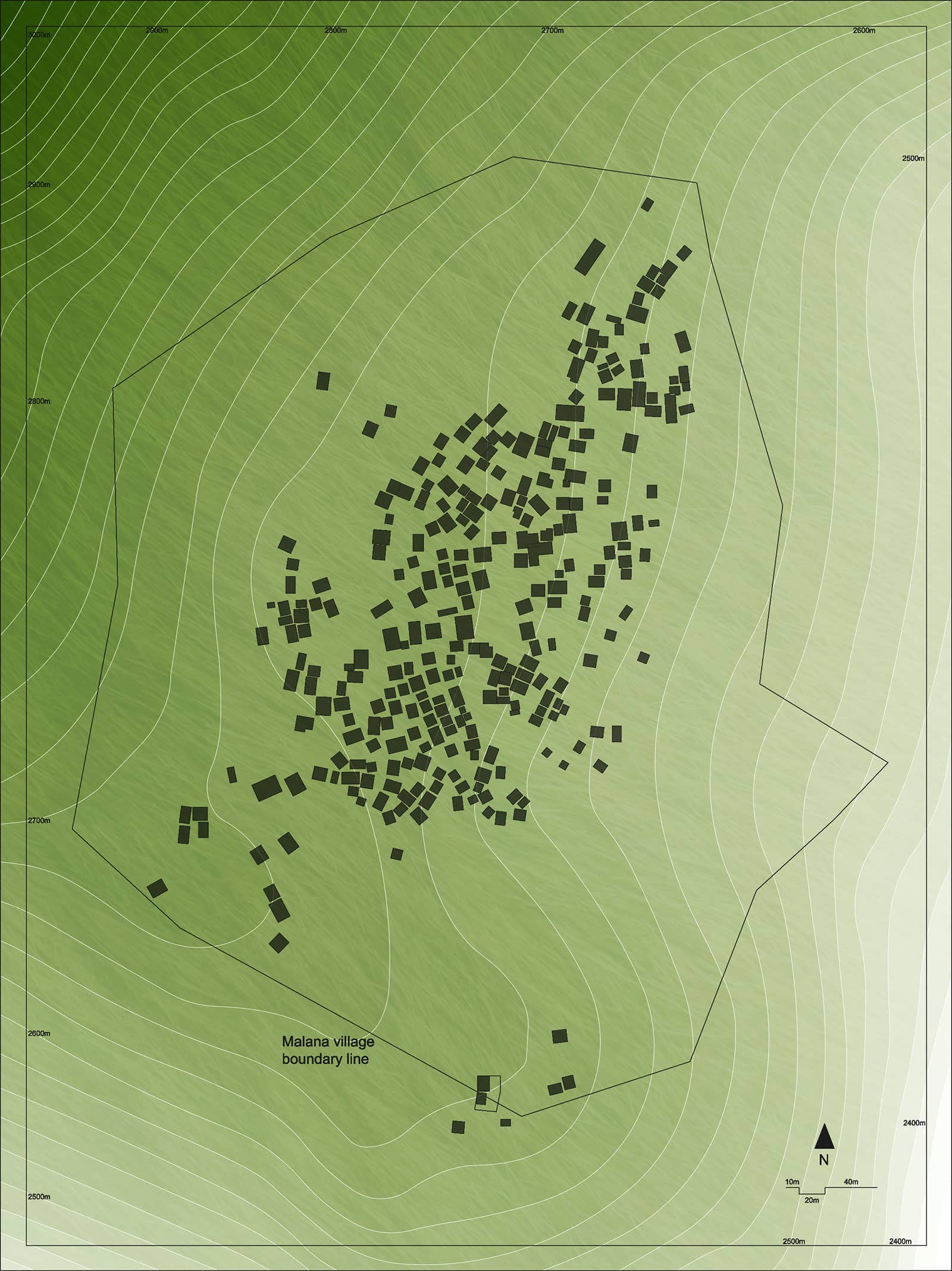 Gradients, built and unbuilt spaces in Malana