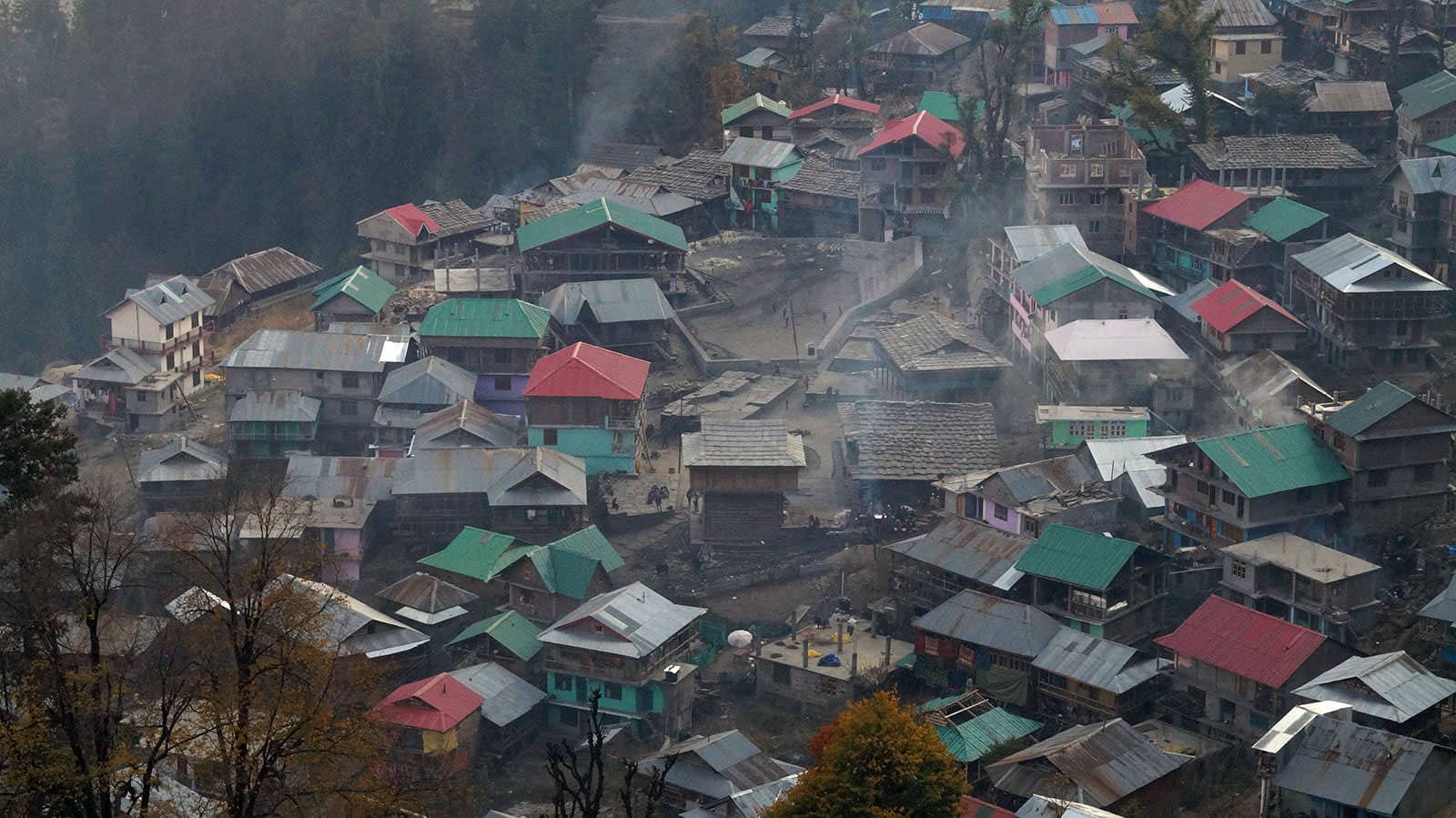 Temple complex of Malana and the newly built amphitheatre