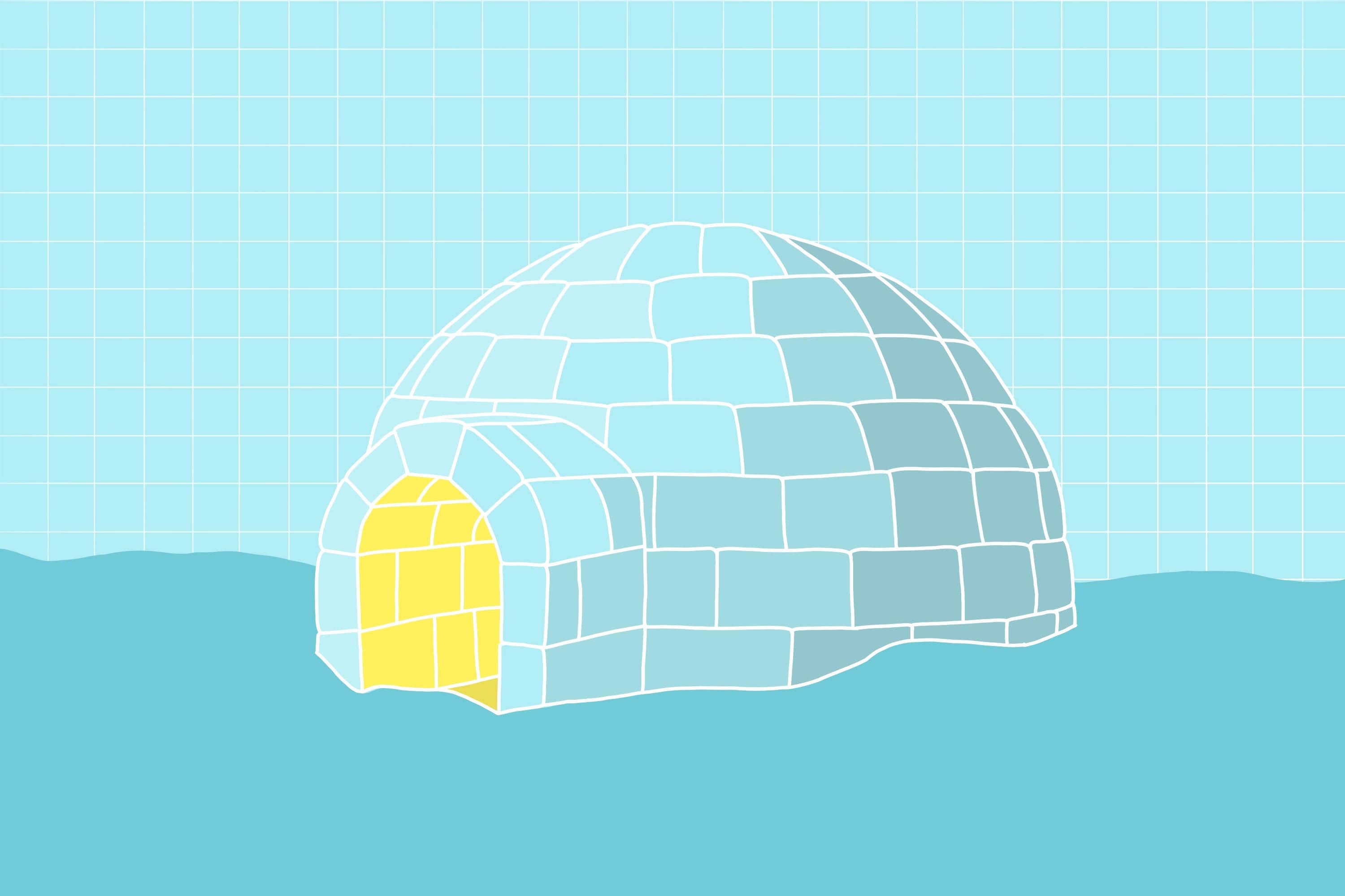 An igloo